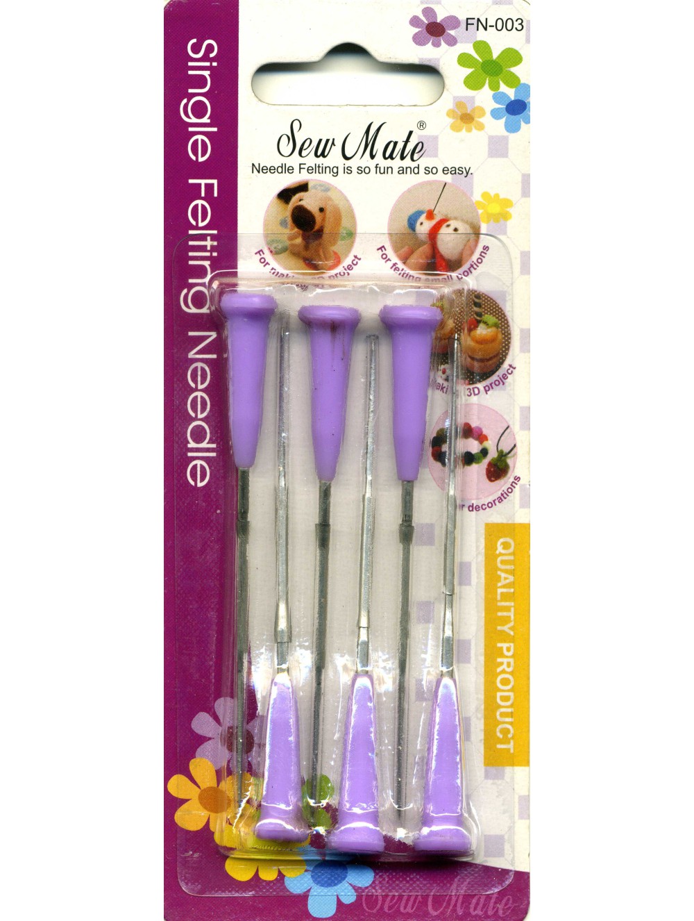 SINGLE FELTING NEEDLE