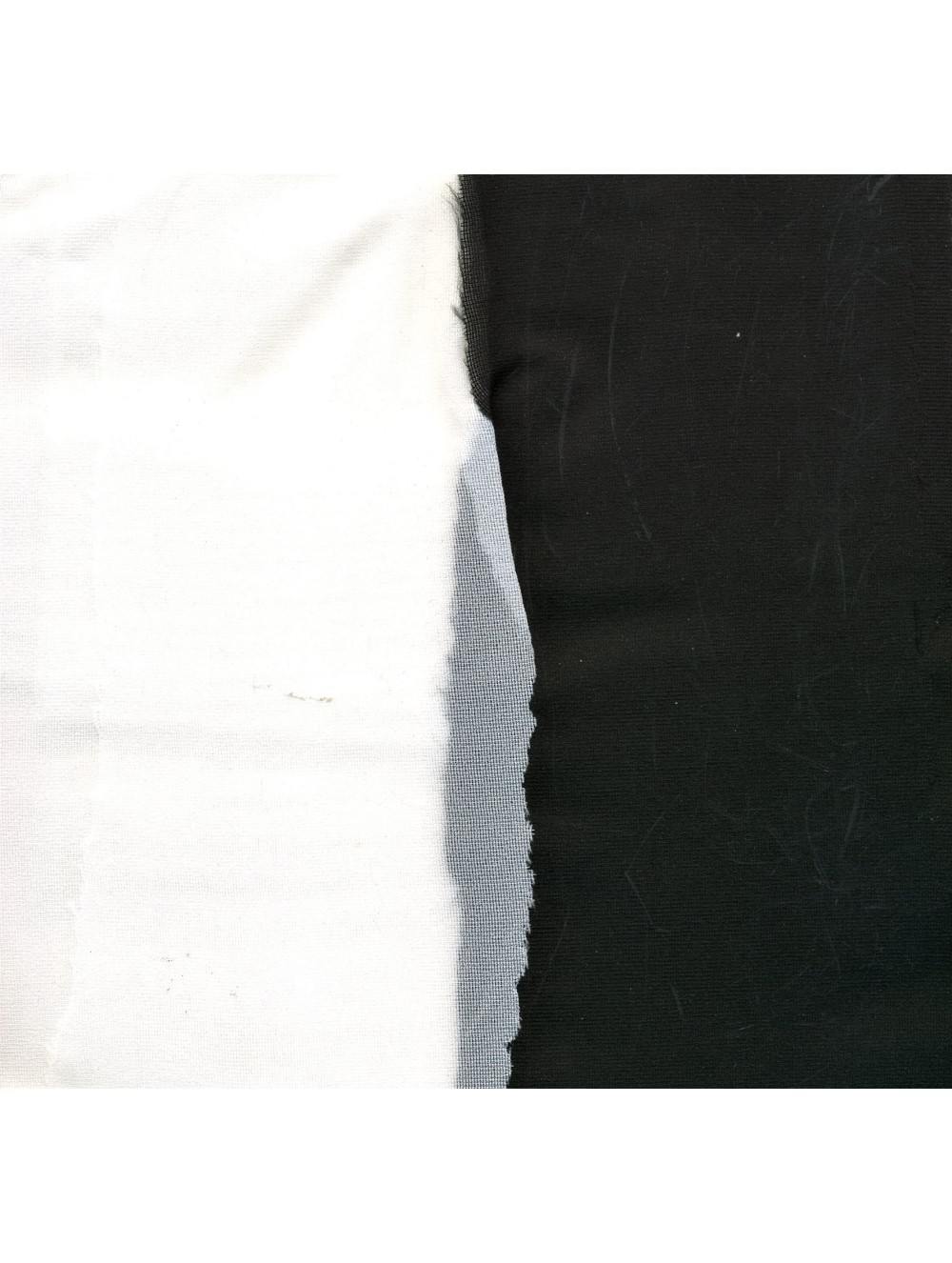 THERMO ADHESIVE  ELASTIC TEXTILE 95 cm WHITE - BLACK (WHOLESALE)