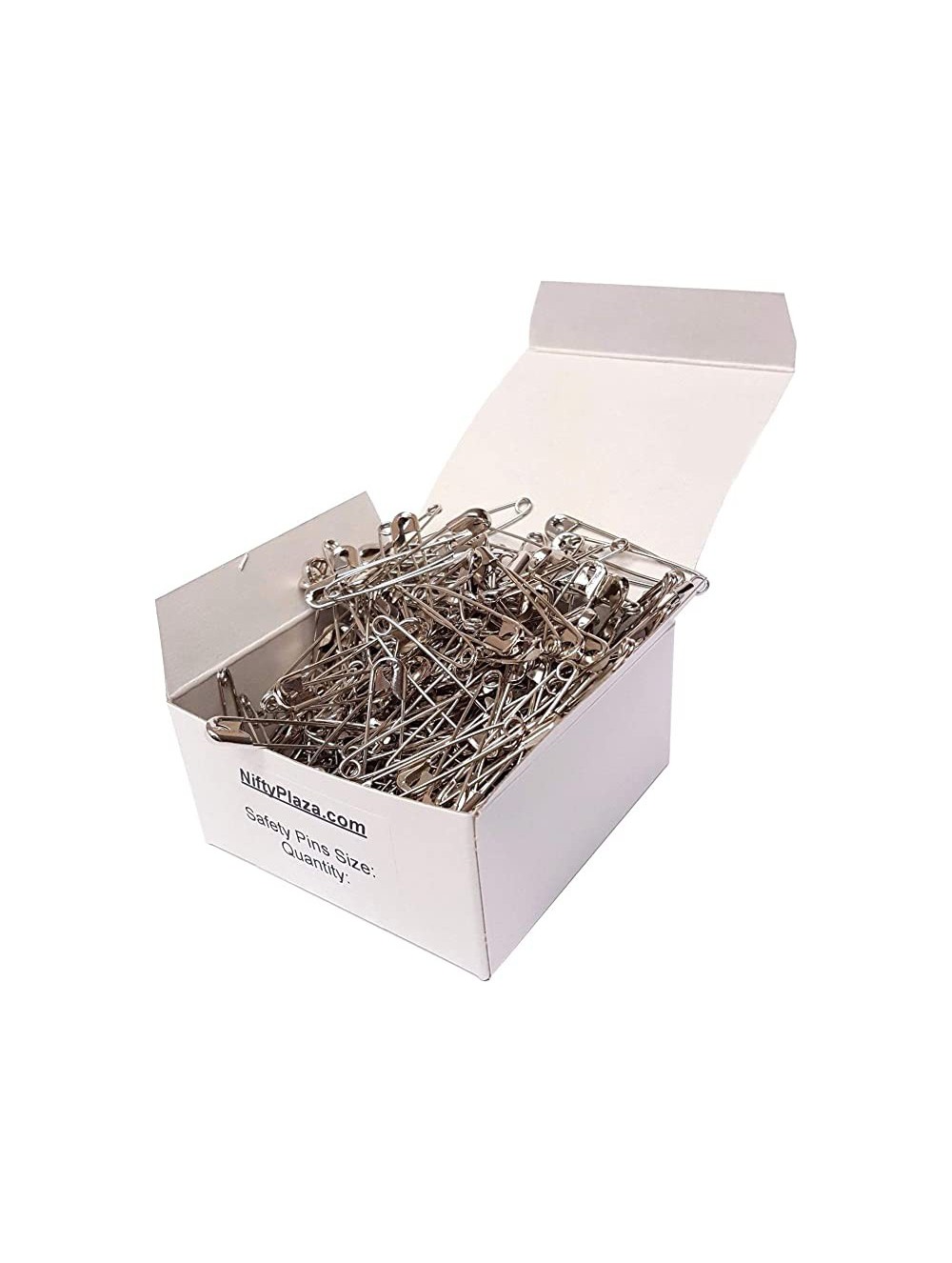 SILVER SAFETY PINS 50 mm (No 3) STEEL wholesale