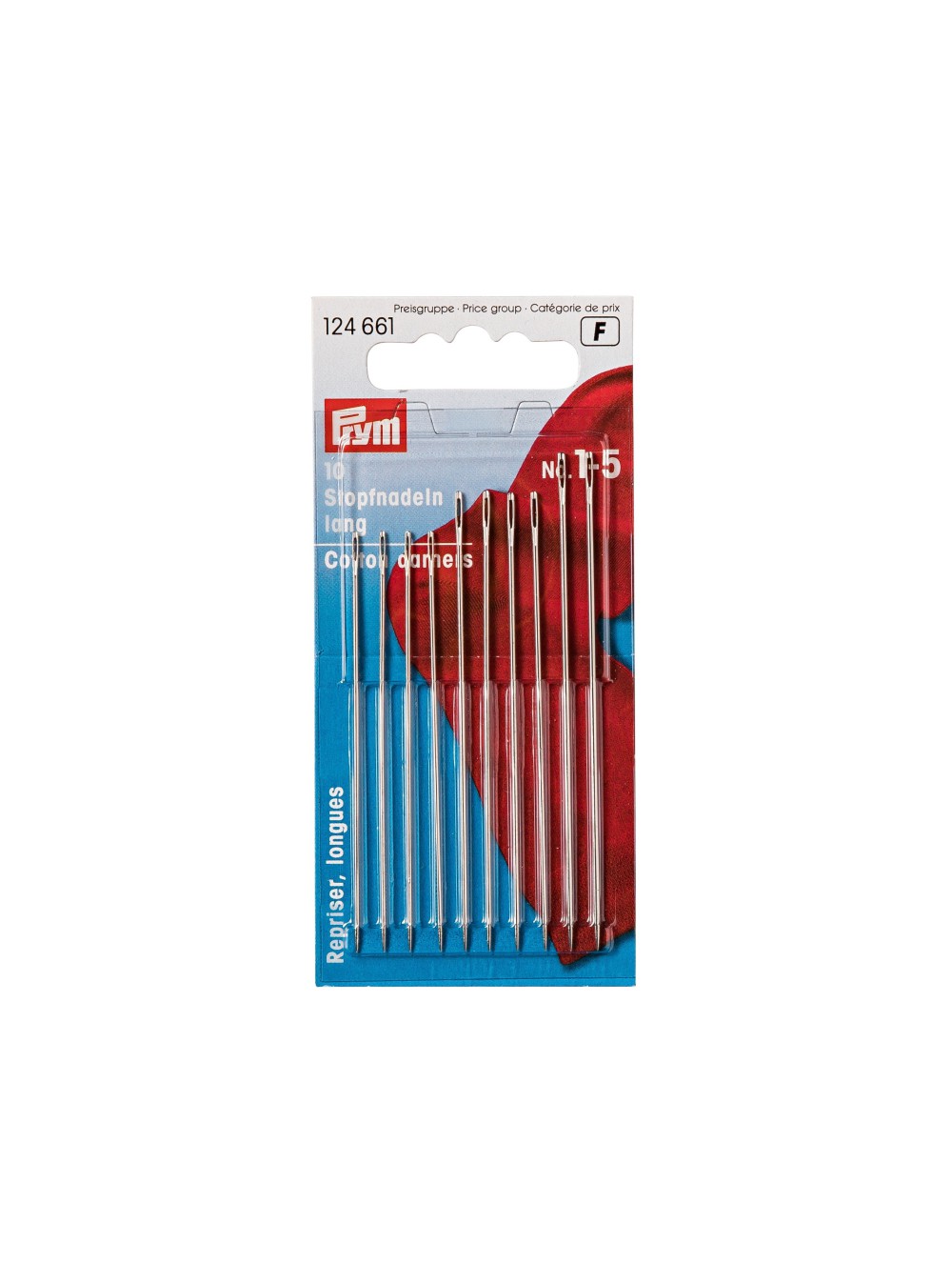 DARNING NEEDLES , LONG,No 1-5 , assorted