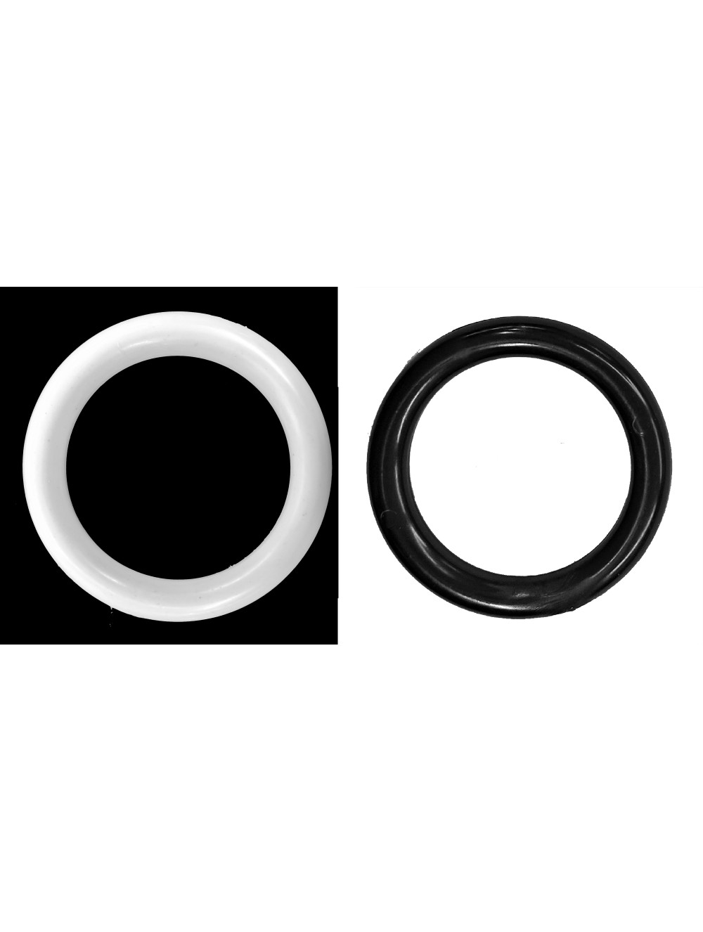 CURTAIN LINK 51 mm WHITE and BLACK