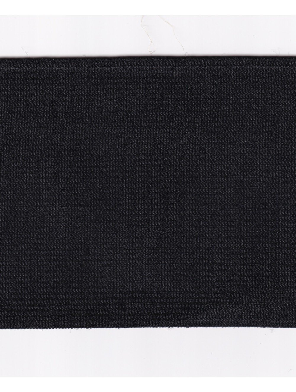 KNITTED ELASTIC TAPE 100 mm - BLACK - WHOLESALE