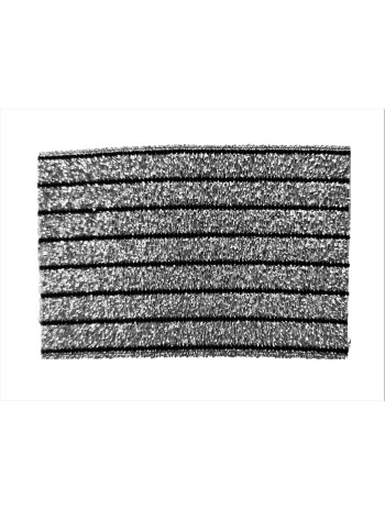 ΛΑΣΤΙΧΟ ΠΛΑΚΕ - 60 mm - ΧΡΥΣΟ , ΑΣΗΜΙ ( ΧΟΝΔΡΙΚΗ )