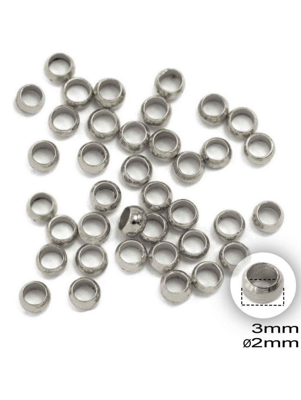 ΣΤΟΠΑΚΙΑ ΜΠΡΟΥΤΖΙΝΑ  3 mm ( ΧΟΝΔΡΙΚΗ)