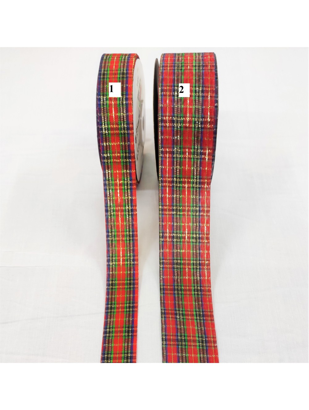 CHRISTMAS SCOTCH RIBBONS - RED-GREEN-BLUE-GOLD (WHOLESALE)