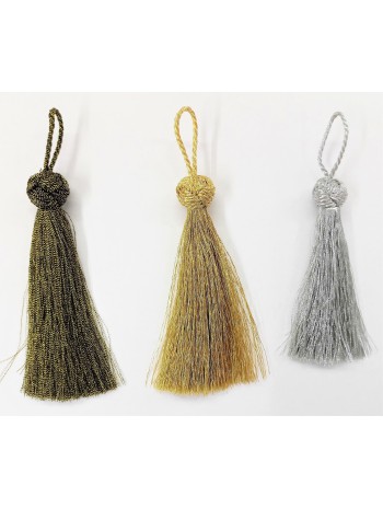 METALLIC TASSEL ( walnut knot ) 7-9 cm - WHOLESALE