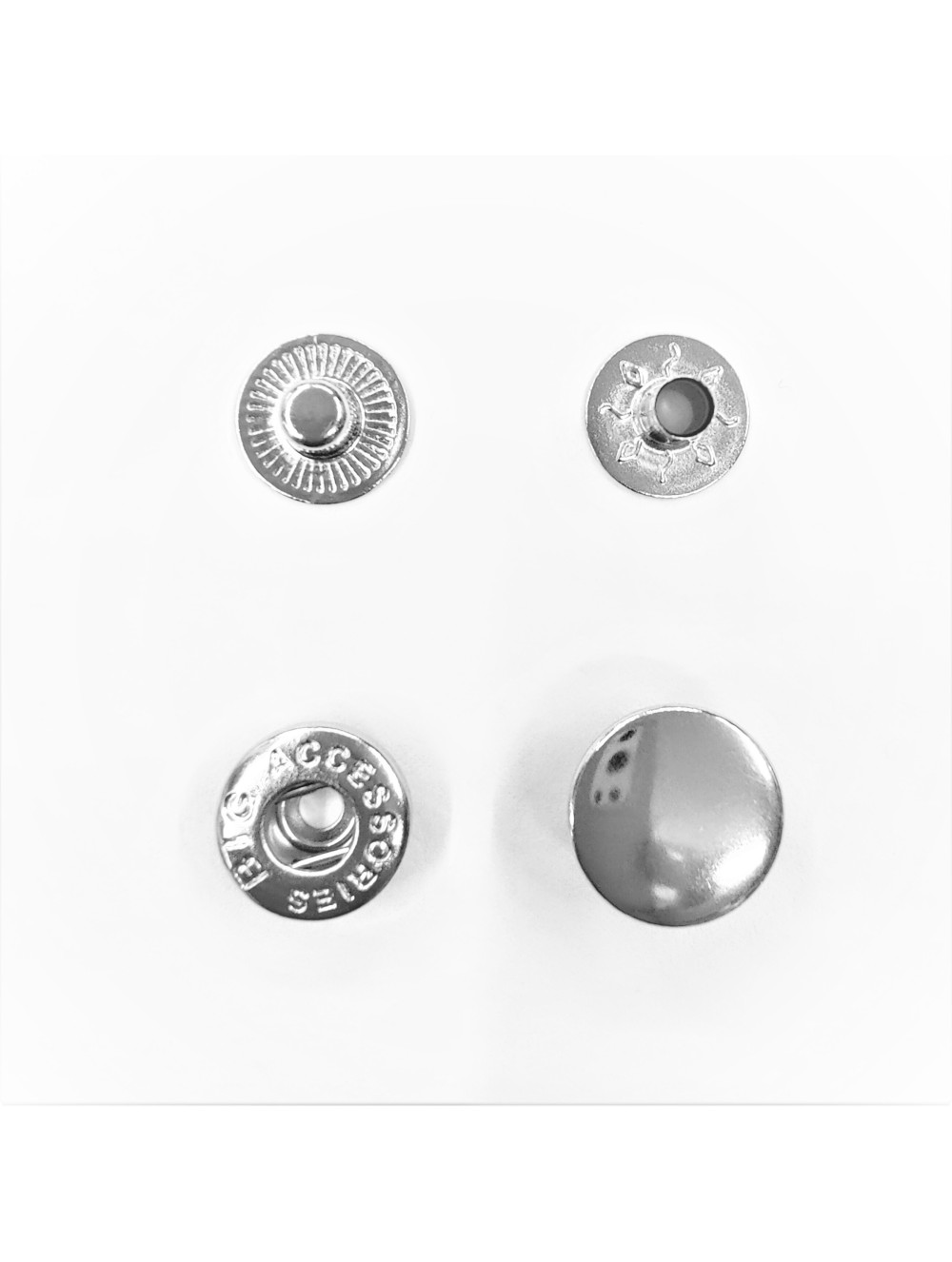 S-SPRING TYPE , SNAP BUTTON ,4 PARTS (WHOLESALE)