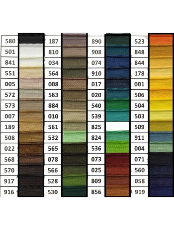 NYLON ZIPPER No 7 - BY METER (WHOLESALE)