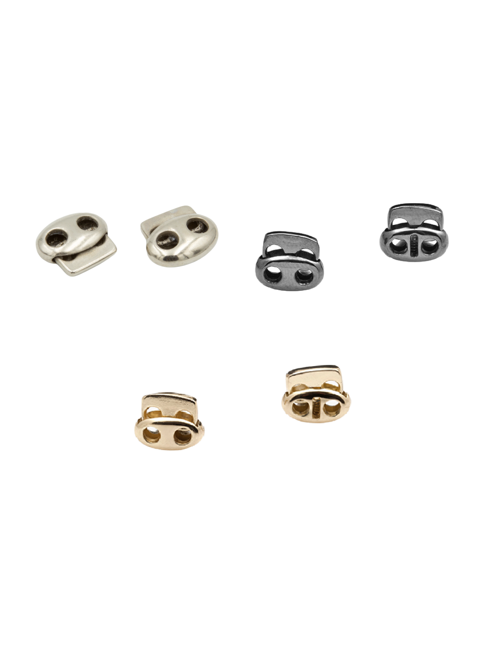 METALLIC OVAL CORD STOPPER 18 mm wholesale