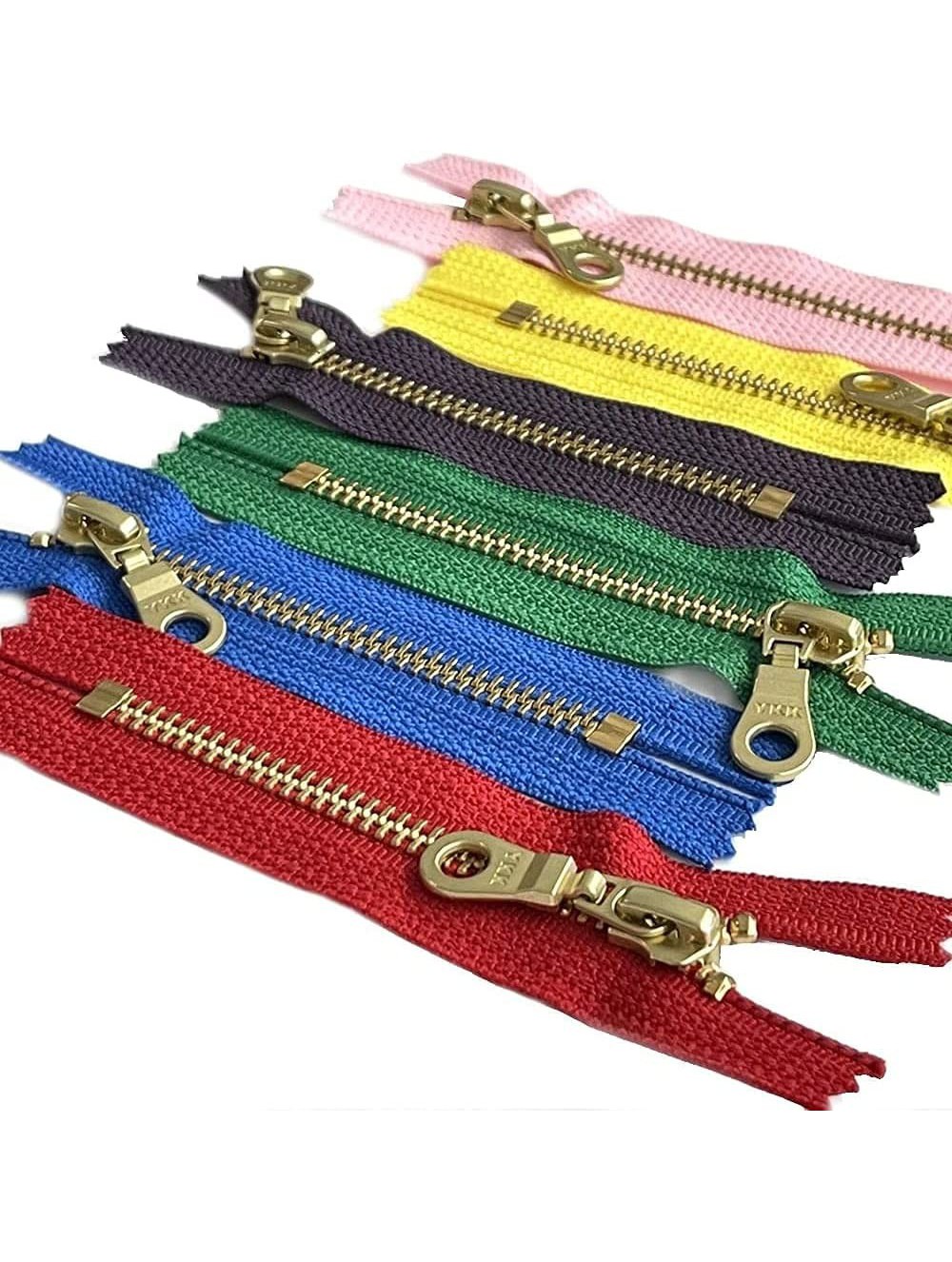 No 4 BRASS ZIPPER CLOSE END WHOLESALE