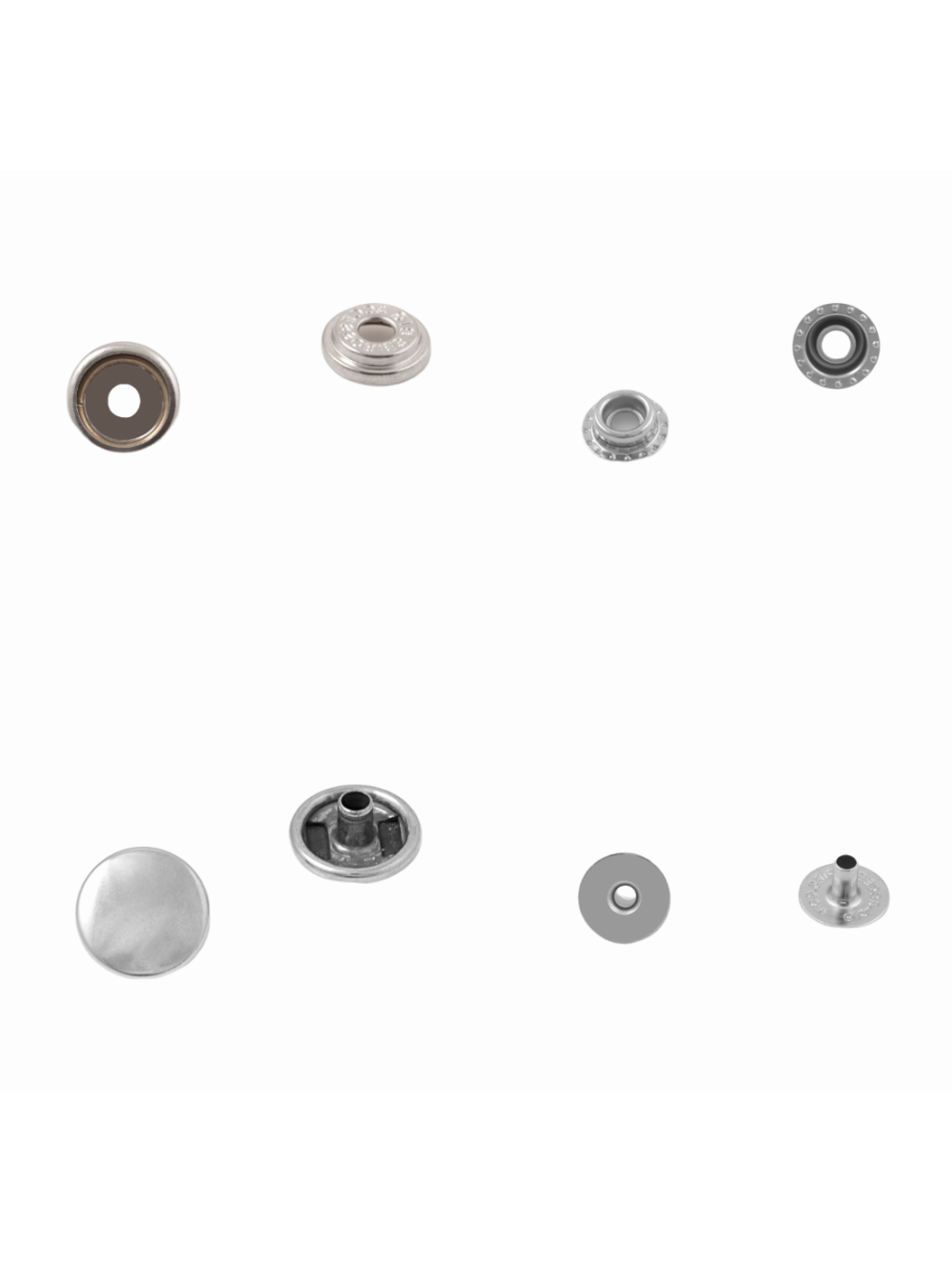 RING-SPRING TYPE , SNAP BUTTON (4 PARTS) WHOLESALE