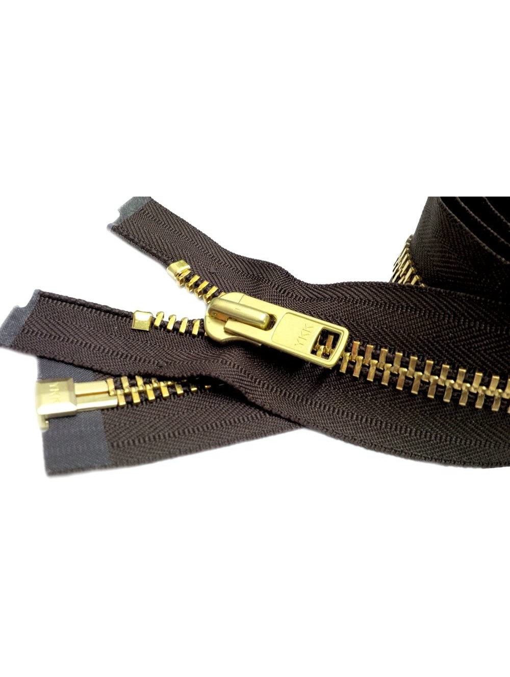 Νο5 OPEN END GOLD METALLIC ZIPPER wholesale
