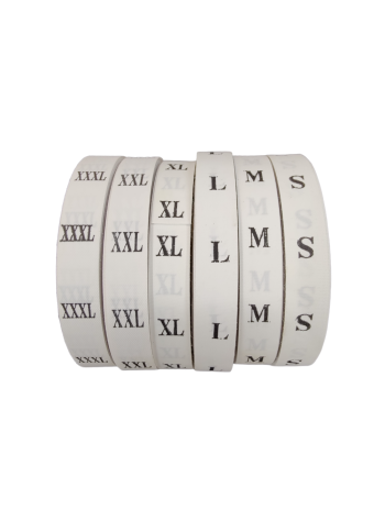 SIZE NUMBER LABEL CLOTHING TAG (1 - 80) wholesale