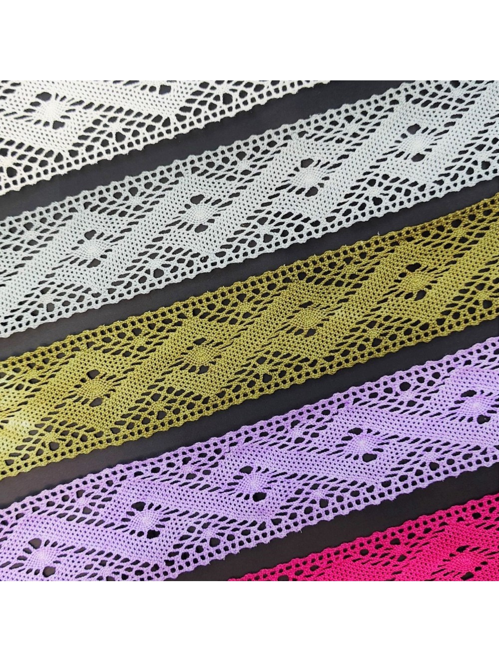 CROCHET LACE COTTON  6.5 cm wholesale