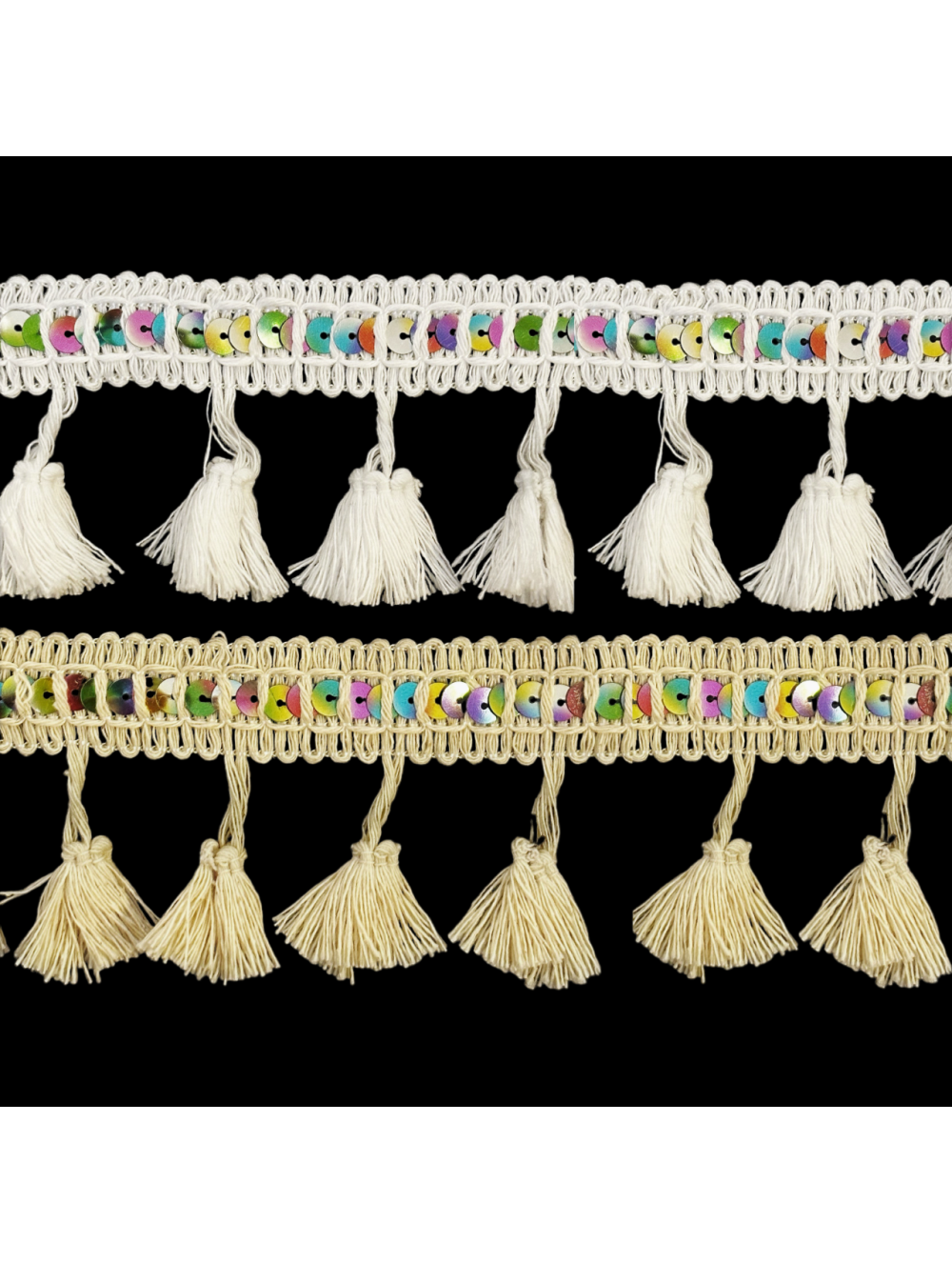 COTTON FRINGE TUFT TRIMMING  5 cm wholesale