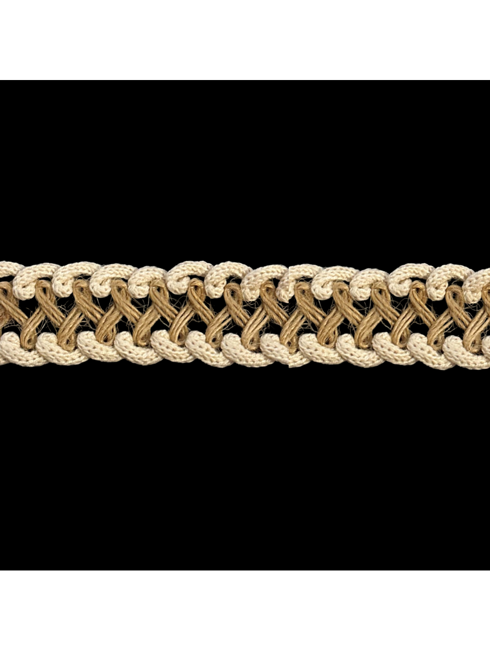 COTTON BURLAP TRIMMINGS  2.5 cm wholesale