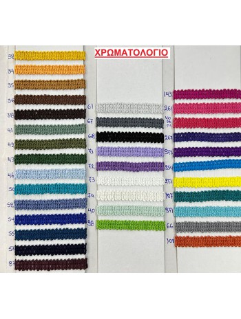 ΡΕΓΙΟΝ ΚΡΟΣΙ ΦΡΑΝΤΖΑ 100 mm ΔΙΑΦΟΡΑ ΧΡΩΜΑΤΑ χονδρικη