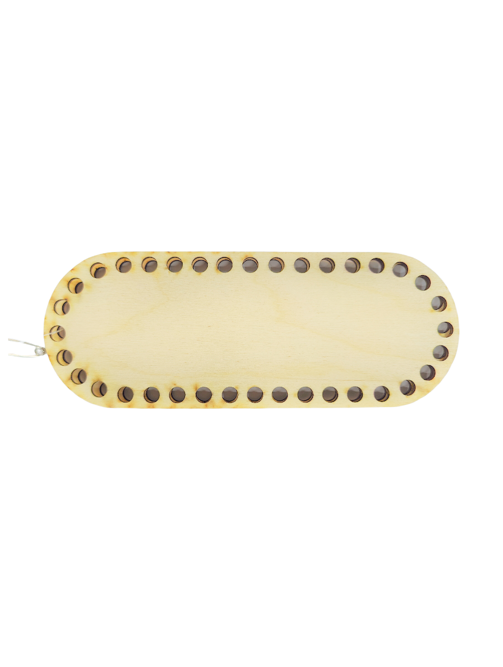 WOODEN OVAL BAG BOTTOM 21 x 8 cm wholesale