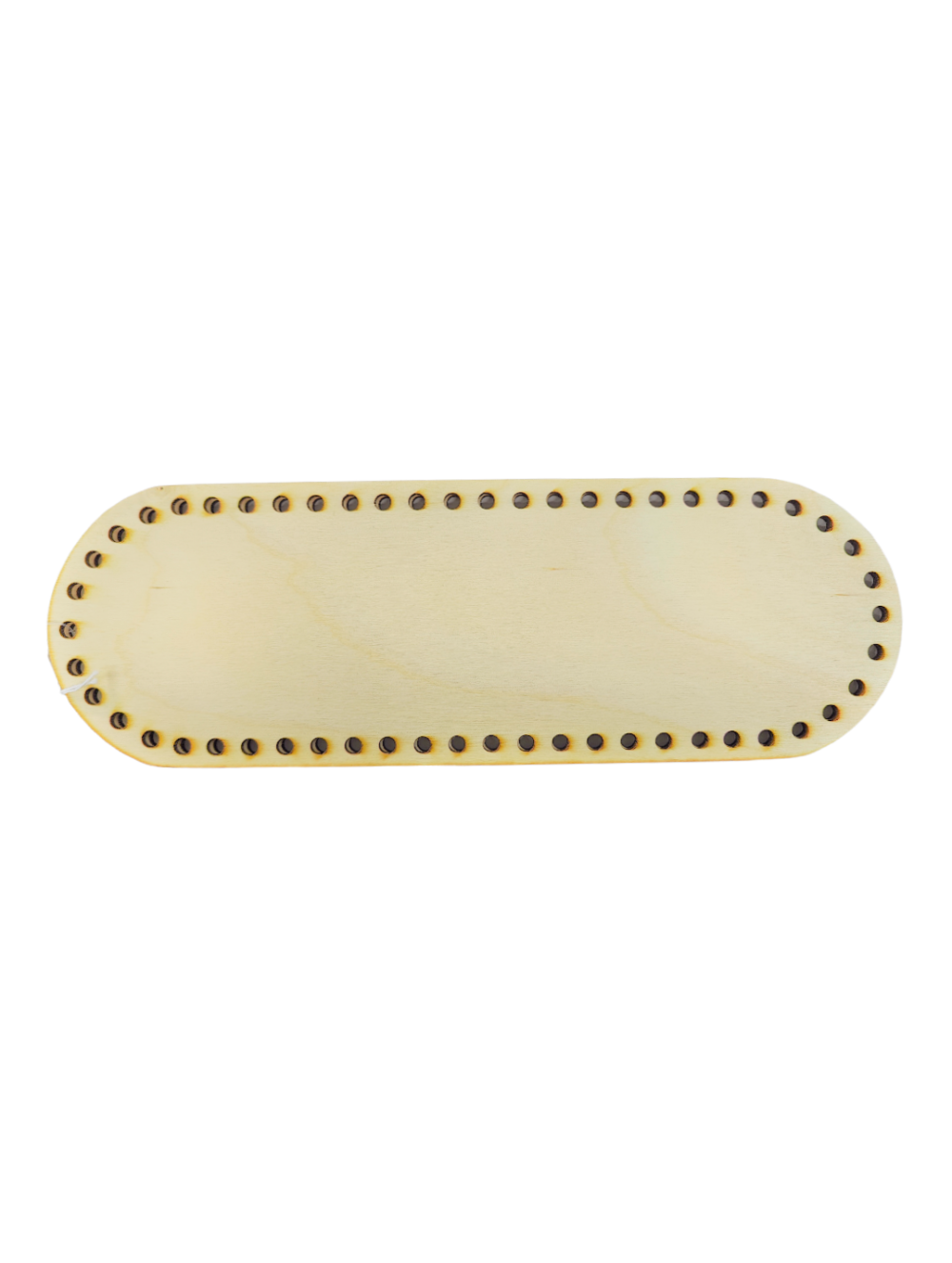 WOODEN OVAL BAG BOTTOM 30 x 10 cm wholesale