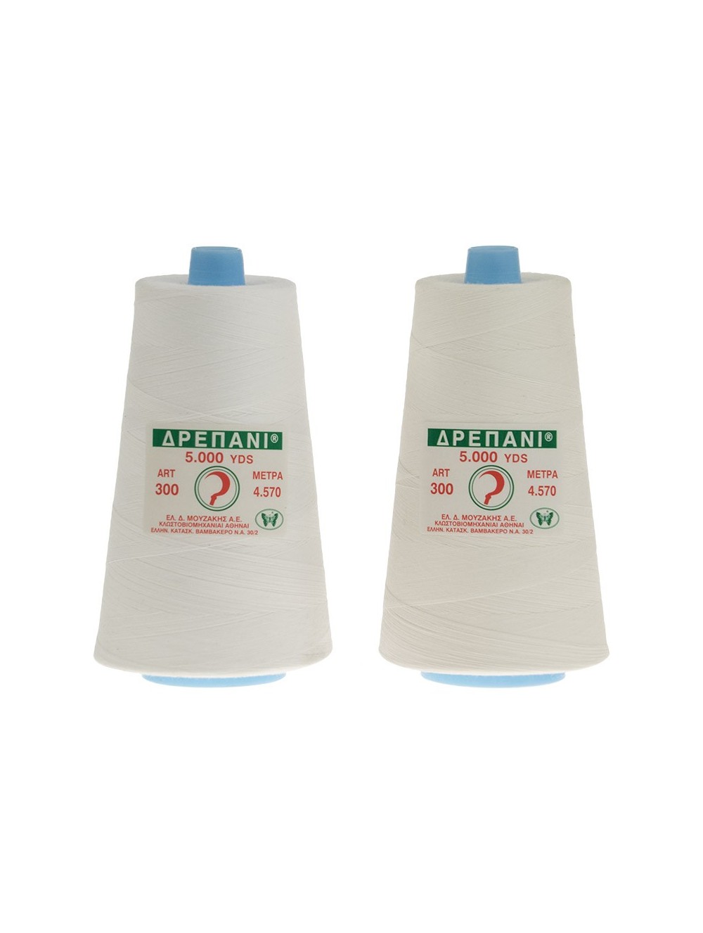 DOUBLE STRAND SEWING THREAD COTTON FOR DYINGART.300