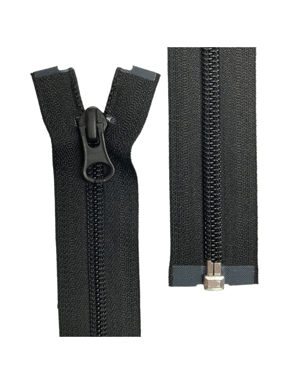 REVERSE NYLON ZIPPER OPEN END