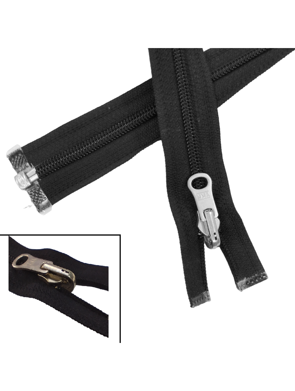 Νο5 OPEN END NYLON DOUBLE FACE ZIPPER