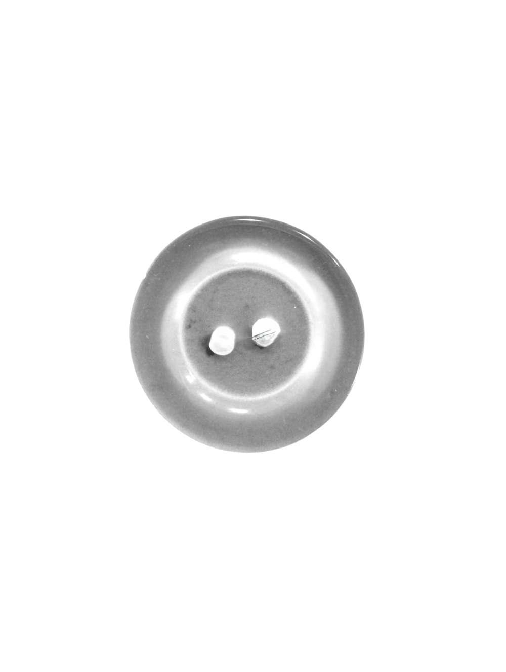 WHITE PLASTIC BUTTON