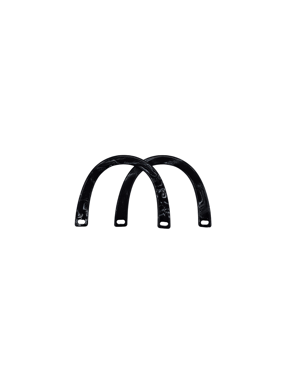 BAG PLASTIC HANDLE BEIGE 2 PCS (WHOLESALE)