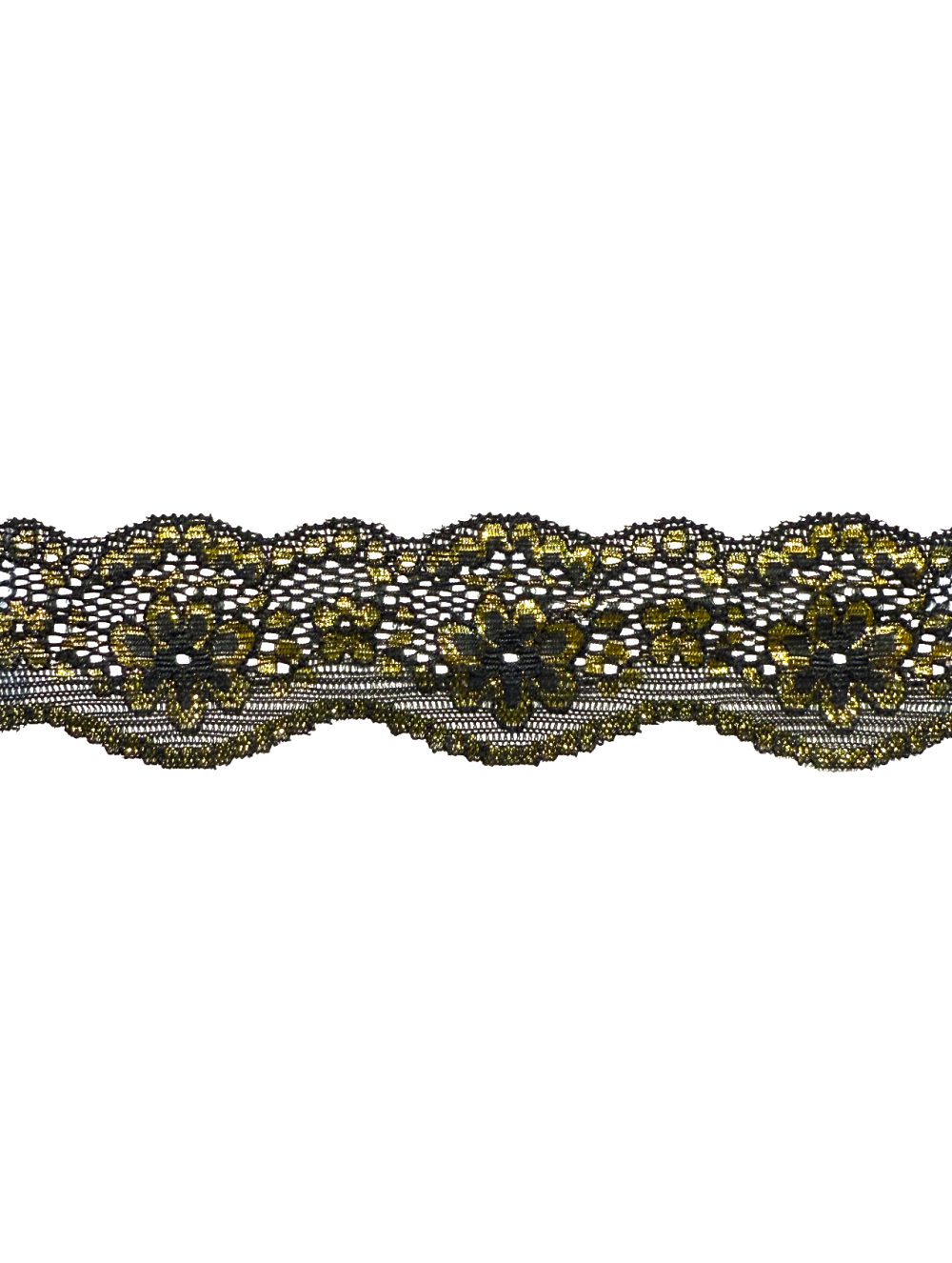 ELASTIC TRICOT LACE  45 mm gold
