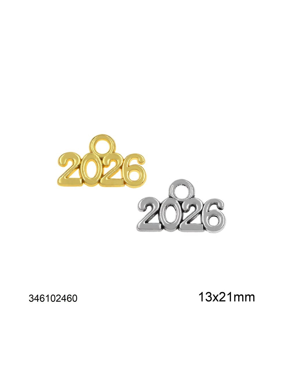 METALLIC ELEMENT NEW YEAR " 2026 " wholesale
