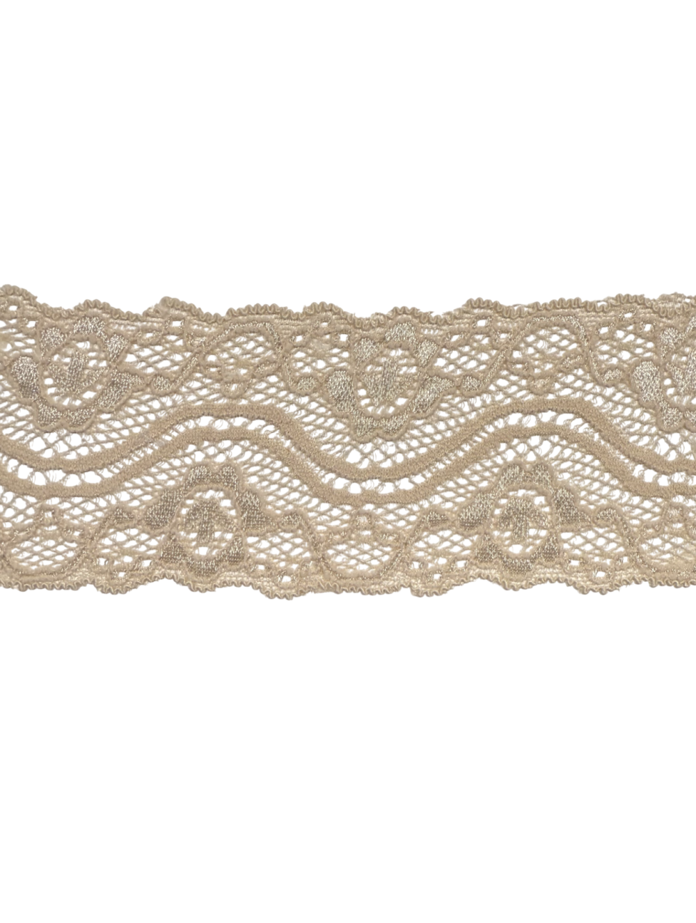 LASTIC TRICOT LACE  65 mm DOUBLE