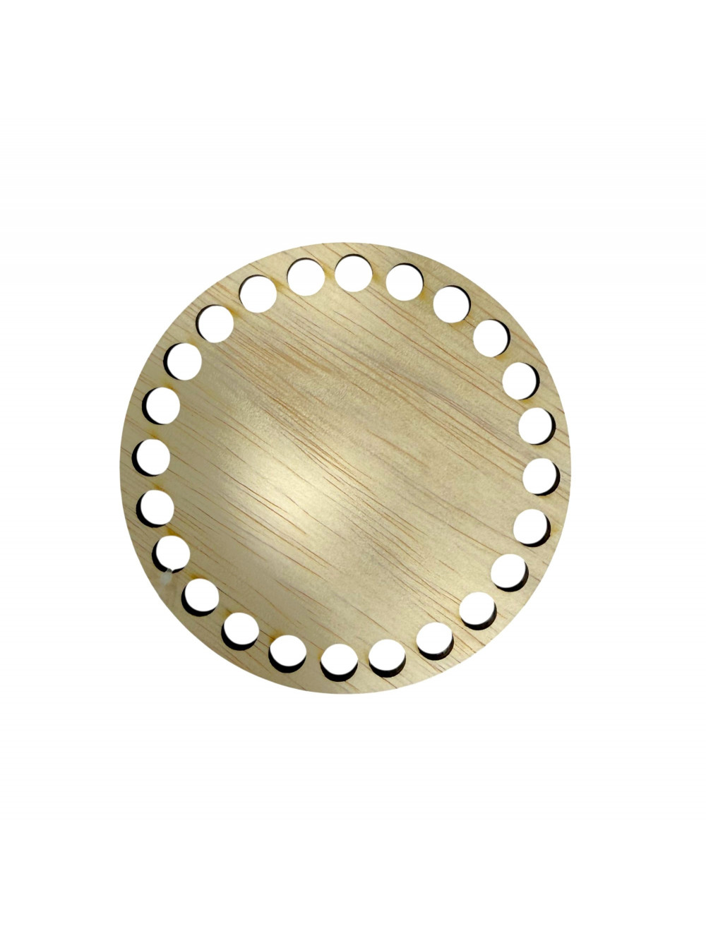 WOODEN ROUND BAG BOTTOM 10 x 10 cm