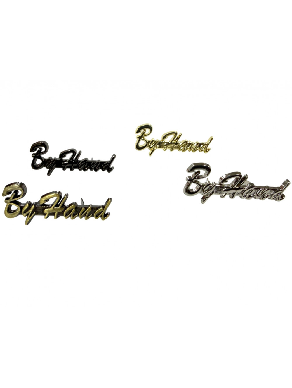 LABEL "  BY HAND " METAL CLIP
