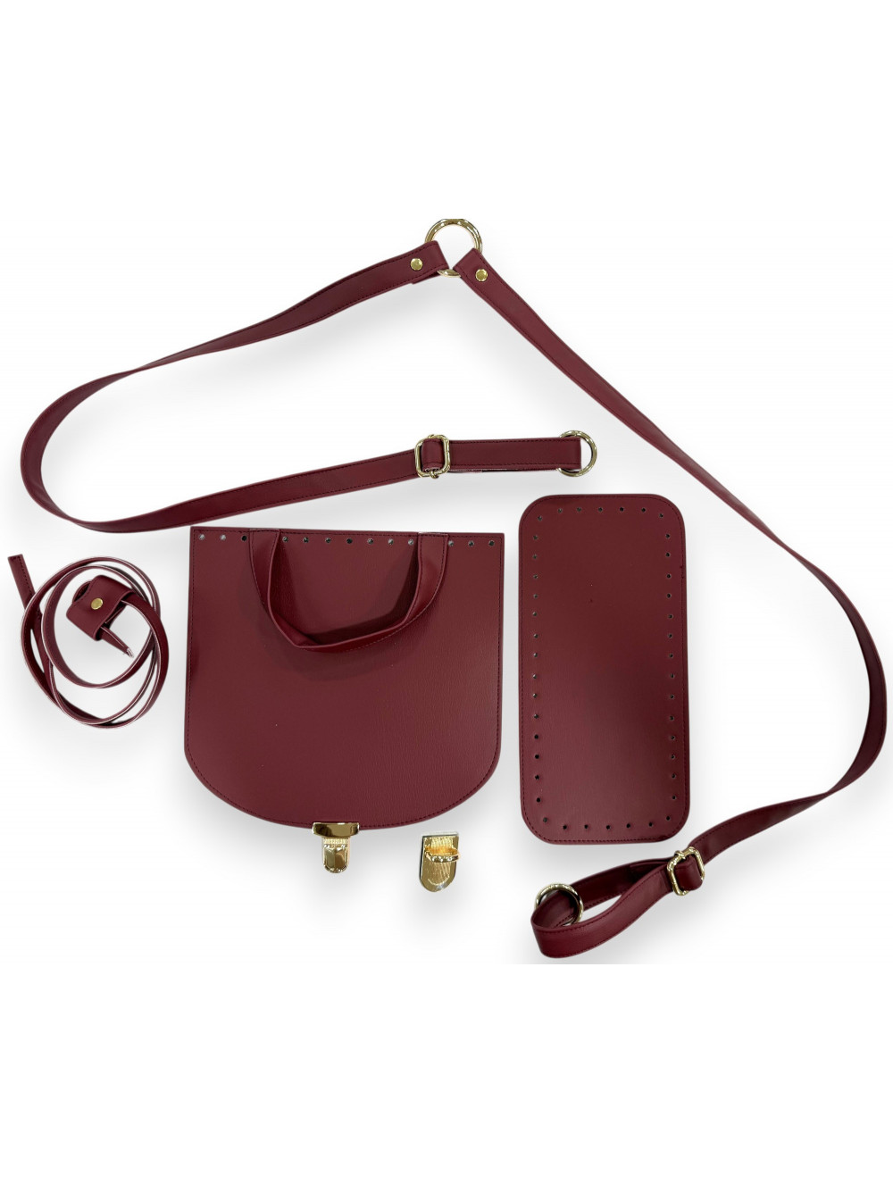 SHOULDER BAG SET (LID - HANDLE - BOTTOM)
