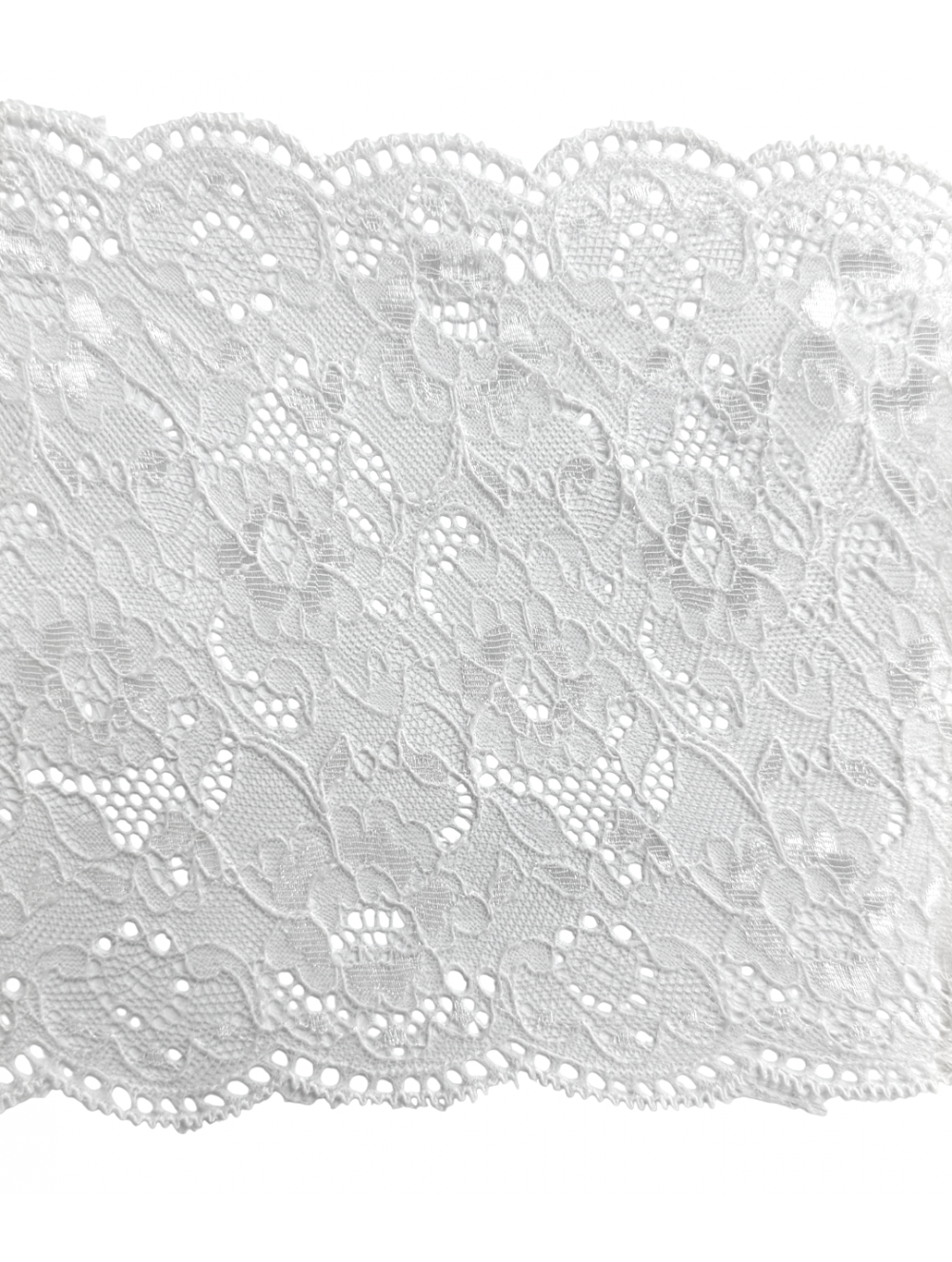 ELASTIC TRICOT LACE  150 mm ecru