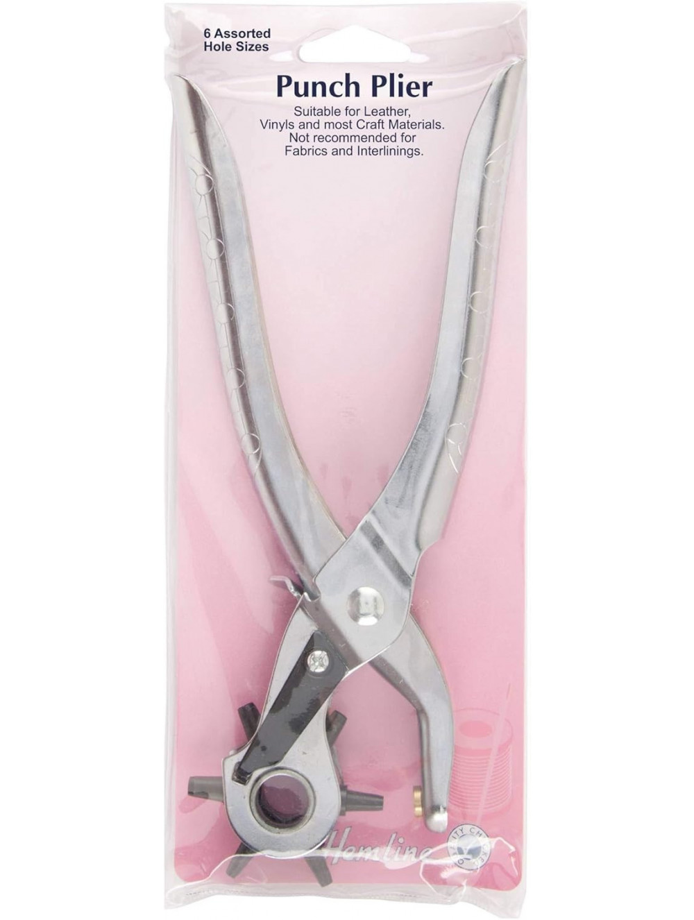 PUNCH PLIERS WITH 6 HOLE SIZES hemline 893